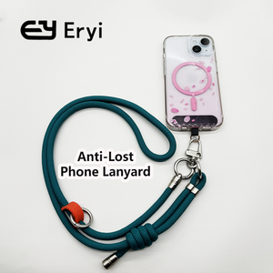 Phổ <span class=keywords><strong>Polyester</strong></span> <span class=keywords><strong>iPhone</strong></span> dây đeo dây buộc 8mm chéo cơ thể Dây đeo cổ tay kim loại khóa dây buộc điều chỉnh với vải vá - Product Image 4