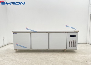 <span class=keywords><strong>Table</strong></span> de travail commerciale d'acier inoxydable d'équipement de cuisine avec le congélateur à température unique de réfrigérateur - Product Image 4
