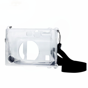 Coque <span class=keywords><strong>Instax</strong></span> <span class=keywords><strong>Mini</strong></span> <span class=keywords><strong>EVO</strong></span>, coque rigide transparente transparente en PC avec sangle, protection anti-rayures - Product Image 6
