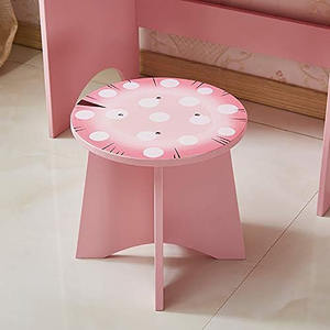 Ensemble de vanité pour enfants avec grand tiroir miroir tabouret beauté maquillage table et chaise autres meubles pour enfants - Product Image 2