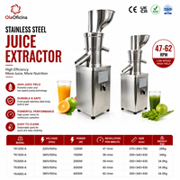 Extracteur de jus professionnel en acier inoxydable robuste 1200W-4000W pour fruits et légumes, idéal pour les juseries, cafés et restaurants