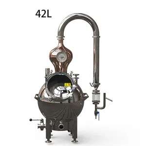 Equipment for making roses: Lavender hydrosol machine rosemary essential oil machine with visible glass operating window