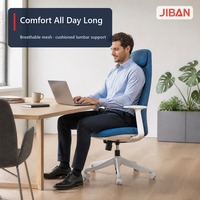 Chaise de bureau ergonomique moderne confortable et réglable en maille pivotante pour la maison, le bureau, la salle d'étude, le bureau d'ordinateur – Vente en gros