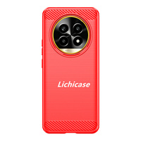 Lichicase Brossé Texture Flexible Silicone TPU Couverture Arrière Mobile Souple Pour Realme 13 Pro Plus 5G Cas En Gros
