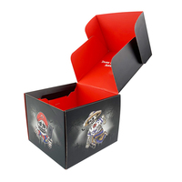 Boîte ondulé personnalisée crâne graphique Streetwear marque personnalisée chapeau emballage boîte postale