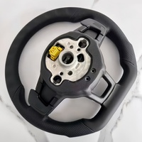 R-Line Lederlenkrad für Volkswagen Golf 5 6 7 7.5 R MK5 MK6 MK7 MK7.5 GTI Polo Passat CC Scirocco Auto-Lenkrad