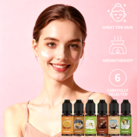 Huile Essentielle 100% Pure Naturelle Fraîche Pivoine Aromathérapie Cadeau 10ml Lot de 6 Huiles pour Diffuseur Humidificateur Savon Bougie Parfum