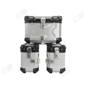 Caja Lateral para Motocicleta, Caja Superior de Aleación de Aluminio de 28L, Ajuste Universal para Motocicletas <span class=keywords><strong>Honda</strong></span> Nx400X Nx500X cb400x <span class=keywords><strong>cb500x</strong></span> - Product Image 5