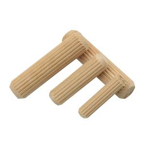 Tassello scanalato in legno filettato groove pin art wood tassello rod decorativo push craft pins art lavorazione del legno tassello - Product Image 6