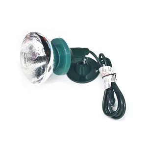Outdoor Spotlight with Ground Stake 6 Feet Cord PAR 38 Halogen Spotlight 120V Color Green 150W High Temperature Resistance IP65