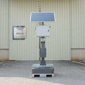 Năng lượng mặt trời ngoài trời hỗ trợ Camera CCTV HD tầm nhìn ban đêm kép PTZ 4G <span class=keywords><strong>Wifi</strong></span> Sim Thẻ cảnh báo giám sát xây dựng thẻ SD đám mây - Product Image 4