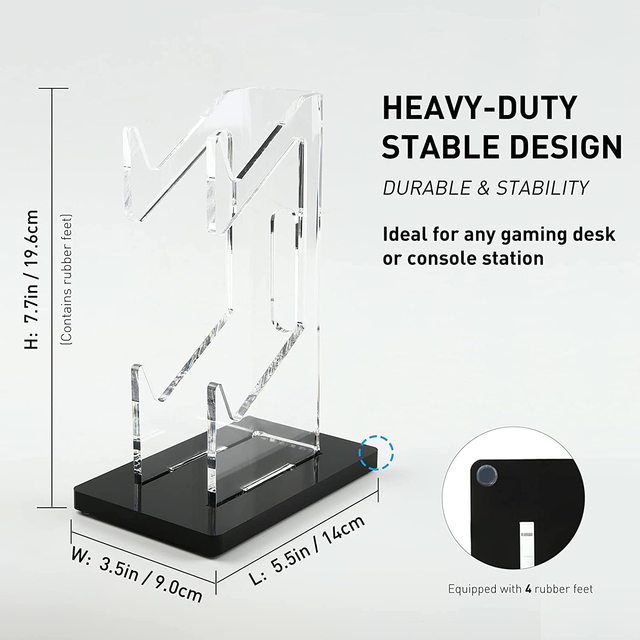Factory Universal Dual Controller Holder for PS4 PS5 Xbox ONE Switch Controller Stand Gaming Accessories Acrylic Display Stand