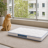 Coussin rafraîchissant en silicone Catio pour chats, motif pétales de fleurs, base antidérapante, design de voyage pratique pour enclos couverts