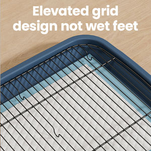 Tamanho grande para Grande Cão Canto Cão <span class=keywords><strong>Indoor</strong></span> Bandeja Higiênico Doggie Pet Bandeja Potty Park <span class=keywords><strong>Dog</strong></span> Wee Pee Pads Bandeja Sanitário - Product Image 4