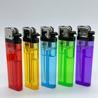 Vente en gros d'usine, briquet à gaz jetable en plastique le moins cher, personnalisé