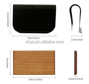 Penyegar Udara Mobil Mewah Buatan Cina dari Kayu Solid Alami dengan Aroma Tahan Lama yang Dapat Disesuaikan untuk Aromaterapi pada Sun Visor. - Product Image 2