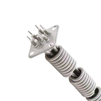 Élément chauffant tubulaire spiralé industriel 480V 1250°C, capacité de chauffage personnalisable pour le chauffage des chaudières