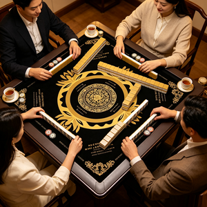 Tapete de goma suave antideslizante y absorbente de impactos, personalizado al por mayor, para mesas de póker americano y mahjong. - Product Image 4