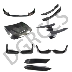 Pour M4 F82 : Spoiler en fibre de carbone, lèvre avant, diffuseur arrière, miroir, capot moteur, aileron de capot - Product Image 5