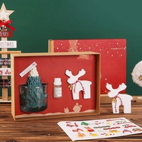 Ensemble de diffuseur de parfum et bougie en forme de Noël, coffret cadeau élégant, idéal pour la fragrance d'intérieur et la décoration des fêtes