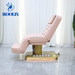 Table de massage électrique de luxe Moolin à 3 moteurs réglables pour hôtel, chambre, salon, <span class=keywords><strong>spa</strong></span>, usage domestique – Haute densité - Product Image 2