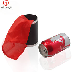 Vanishing Coke Can Magic Trick Silk And Cane Magic Prop Coke To Silk Stage Close Up Magic Props Mentalism - Product Image 3