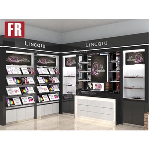 Fantaisie moderne <span class=keywords><strong>En</strong></span> Bois LED D'affichage Cosmétique De Center <span class=keywords><strong>Commercial</strong></span> Boutique Idées De Design - Product Image 1
