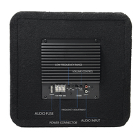 Meilleur subwoofer audio de voiture trapézoïdale lourde de 10 pouces véhicule refit 12V subwoofer box