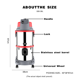 Jienuo <span class=keywords><strong>aspirateur</strong></span> central 38L 18Kpa 1400W Filtre À Eau tapis industriel Équipement de nettoyage pour le nettoyage JN506-38LL - Product Image 4