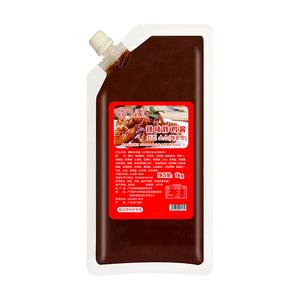 Sauce de poulet frit épicé de haute qualité 1KG personnalisable certifié halal chaud et rouge Umami aromatisé pour les aliments frits emballés dans un sac - Product Image 6