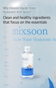 Mixsoon - Suero de Ácido Hialurónico con Agua de Glaciar, 300 ml, Tónico, Esencia y Suero Coreano para el Cuidado de la <span class=keywords><strong>Piel</strong></span> - Product Image 3