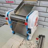 Machine à nouilles électrique en acier inoxydable, rouleau de presse à pâte à spaghetti de bureau, machine à pétrir les pâtes