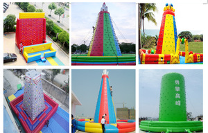 บ้านลมเป่าลมขนาดใหญ่แบบกำหนดเองสำหรับการปีนป่าย 360 องศา รูปทรงปราสาทหิน สำหรับเด็กเล่นในร่มและกลางแจ้ง เหมาะสำหรับงานรื่นเริง - Product Image 5