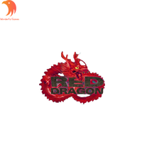 Table de jeu de pêche au dragon rouge 3D de qualité HD, 8 places, machine de jeu de tir au poisson, plateau pour centre de jeux d'amusement