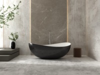 Bak Mandi Berdiri Bebas Batu Cor Kualitas Tinggi Desain Modern Harga Pabrik untuk Kamar Mandi