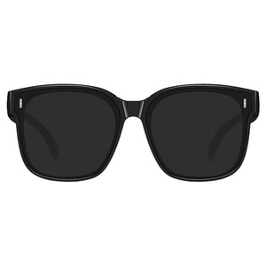 Lunettes de soleil polarisées unisexe TY49 TR90 à clipser pour myopie, protection UV400, pour la conduite – Monture surdimensionnée anti-UV pour l'été - Product Image 1