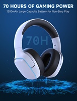 Headset Game nirkabel untuk PS5, PS4, PC, dan Switch.