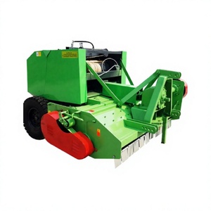 Presse à balles de foin ronde neuve d'occasion de marque personnalisée, composants moteur à faible bruit, garantie 2 ans, pour petites/moyennes/grandes exploitations agricoles, gain de temps - Product Image 1