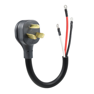 Electric Dryer <b>Power</b> Cord Replacement, NEMA 10-30P 3-Prong <b>Plug</b>, 30A 250V Heavy Duty Pigtail Cable for Easy Installation - Product Image 1