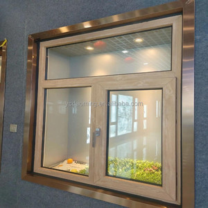 <span class=keywords><strong>Ventanas</strong></span> Corredizas Dobles de <span class=keywords><strong>PVC</strong></span>, Diseño Moderno, Protección de Acero Inoxidable, <span class=keywords><strong>Mosquitera</strong></span>, Abatibles, para Hotel, Sala de Estar, Cocina, Baño - Product Image 5