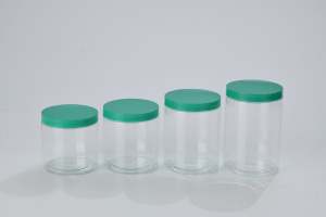 Frascos de Armazenamento <span class=keywords><strong>PET</strong></span> Quadrados com Tampas por Atacado |   Multiuso para Armazenamento de Alimentos, Lanches, Doces e Ração para Animais de Estimação - Product Image 2