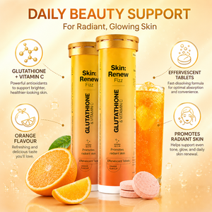 Compresse Effervescenti di Glutatione e <span class=keywords><strong>Vitamina</strong></span> <span class=keywords><strong>C</strong></span> Naturali e Biologiche, Etichetta Privata OEM/ODM, Halal GMP, Cura della Pelle, Sbiancante, Non OGM, Be Beauty - Product Image 4