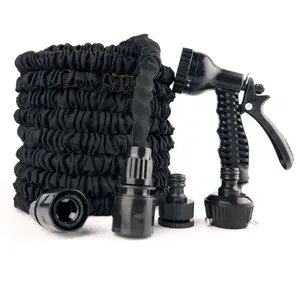 Utility hose holder for expandable hose for Gardens & Irrigation 