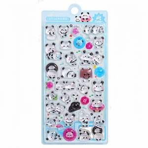 Pegatinas 3D de Panda en Relieve Estereoscópico para Niños y Adultos, Decoración de Pared con Animales Adorables, Fáciles de Aplicar, Divertidas Decoraciones Artísticas para el Hogar - Product Image 3