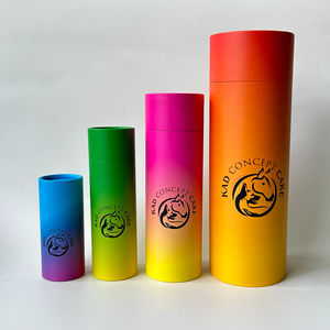 Venta al por mayor de cápsulas en envases orgánicos biodegradables redondos tubos de té en polvo logotipo personalizado alimentos tubo de papel diseño a prueba de humedad - Product Image 4