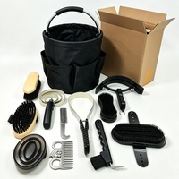 Fournitures équestres en ABS, kit de nettoyage personnalisable, outils d'entretien et de nettoyage du matériel équestre, ensemble complet, seau de nettoyage