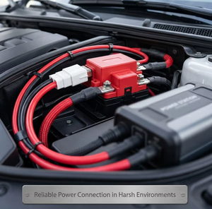 Conjunto de Cableado OEM Personalizado JST VLP02 de 2 Pines con Portafusibles, Cable de Alimentación Moldeado por Inyección HINICABLE HYH-PCC-001 - Product Image 6