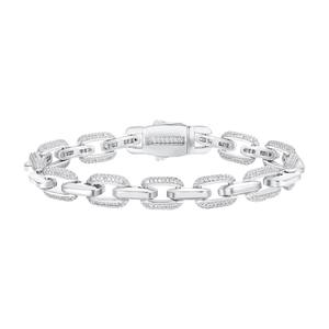 Tren panas kerajinan berat 9mm tembaga zirkon bertatahkan berlian gelang Bezel berlian Kuba gelang Bezel - Product Image 3