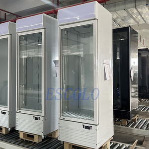 Réfrigérateur à porte unique Foshan Escolo, vitrine pour boissons fraîches, bouteilles, boissons, vitrine en verre, congélateur avec <span class=keywords><strong>casier</strong></span> - Product Image 2