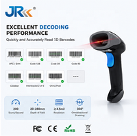 Escáner de Código de Barras con Cable USB 1D JR 659H, Lector de Código de Barras CCD de Mano Ultra Largo de 1.8M para Logística y Envíos